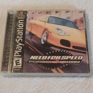 Need for Speed Porsche Unleashed for PlayStation - Black Case
